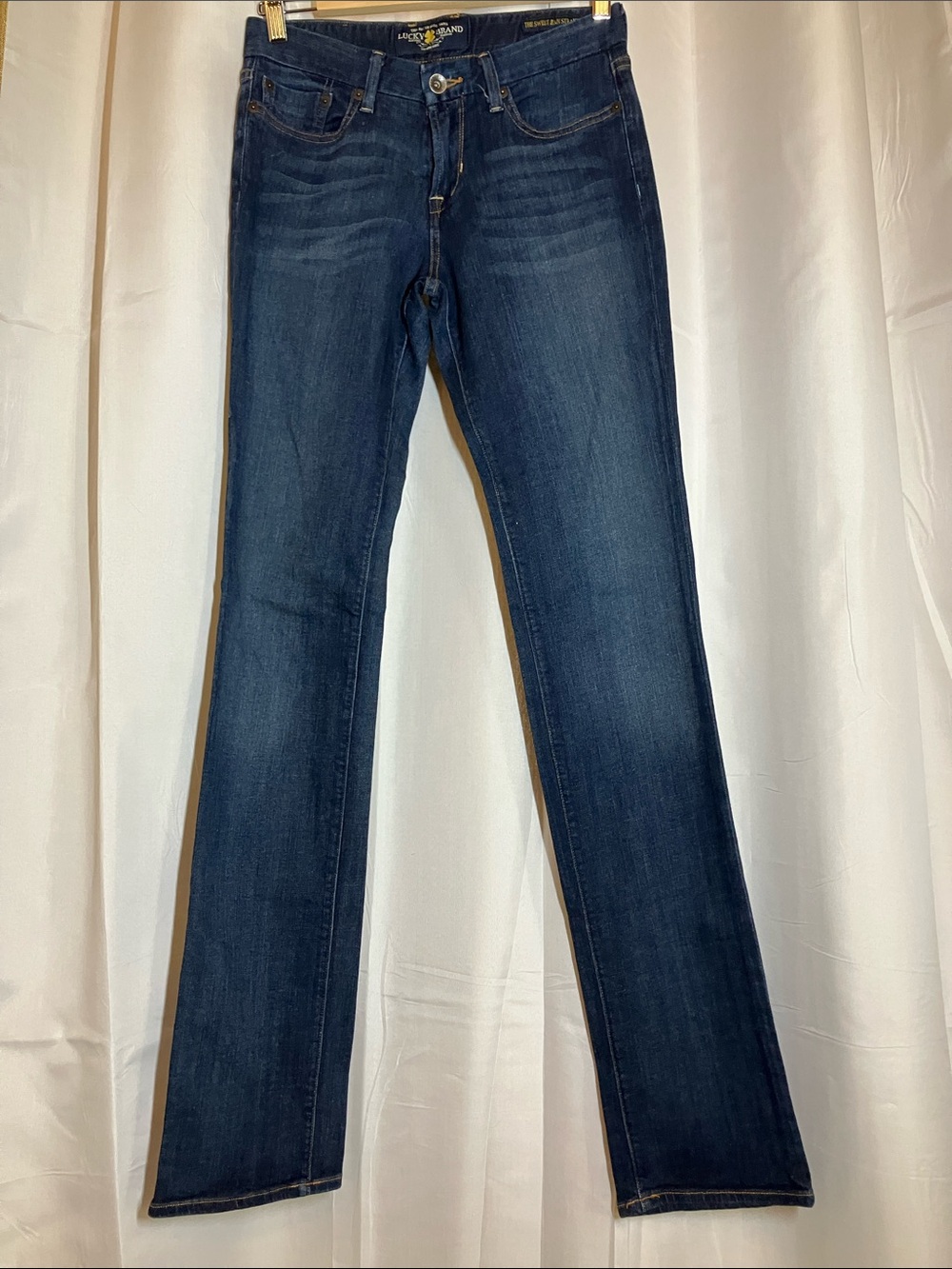 Lucky Brand Straight Leg Dark Blue Jeans